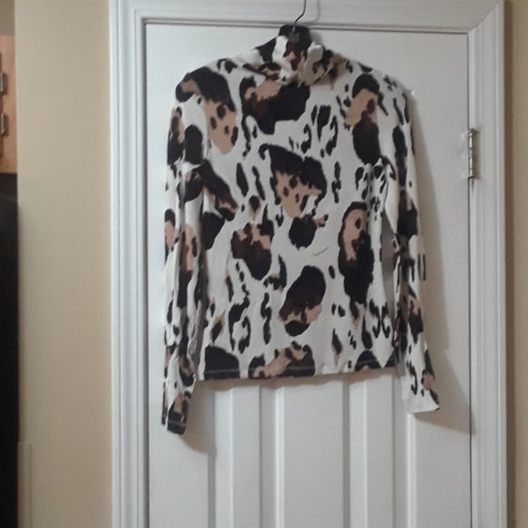 NWT Roberto Cavalli Brown Multi Shirt Size M - Picture 9 of 9